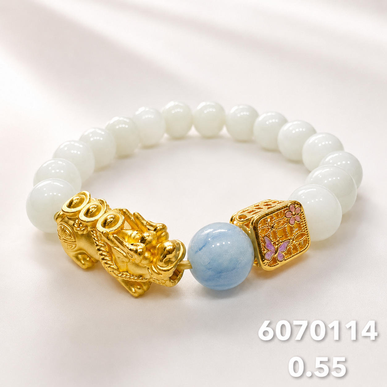 9999純金 水晶手鍊 · 9999 純金金飾 · 金閃閃銀樓
