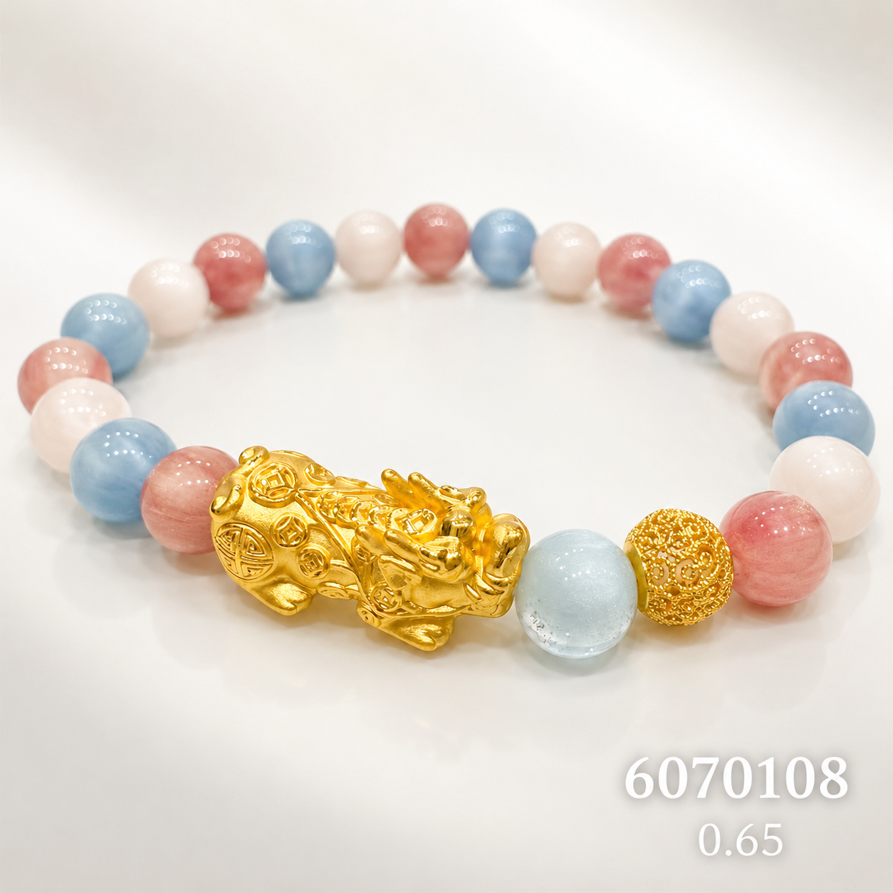 9999純金水晶手鍊 · 9999 純金金飾 · 金閃閃銀樓