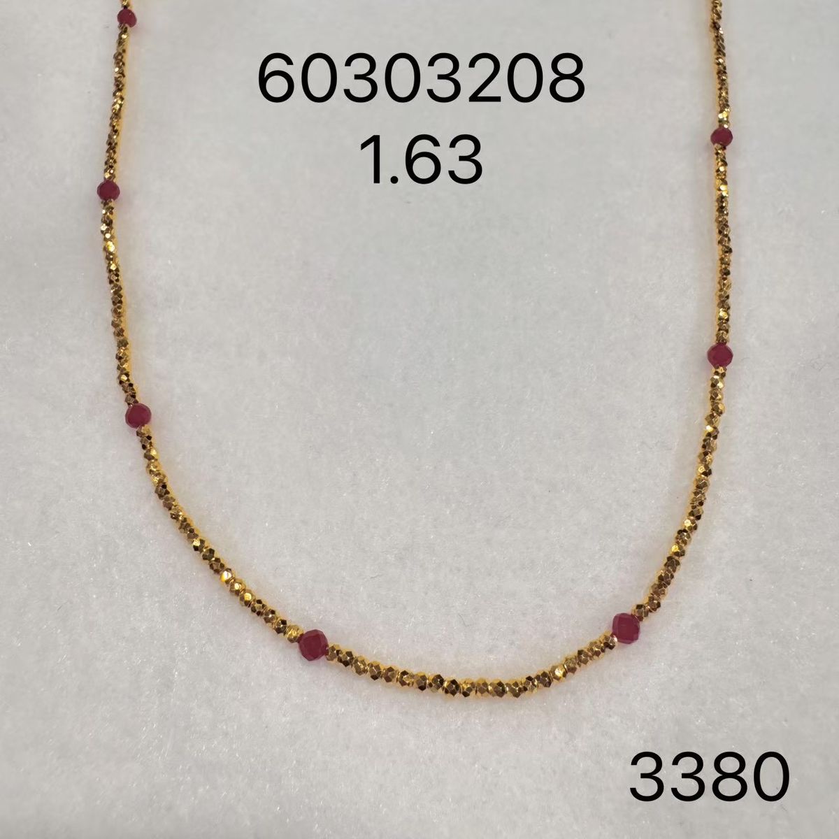 亮鑽串珠手鍊(系列推估) · 9999 純金手鐲